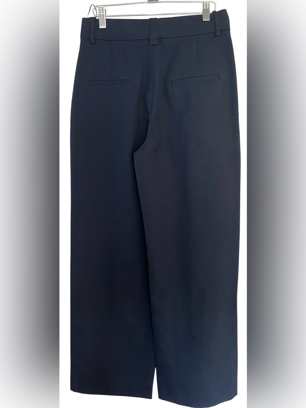 Zara black Wide-Leg Trousers with Front Zip Details - Picture 3 of 6